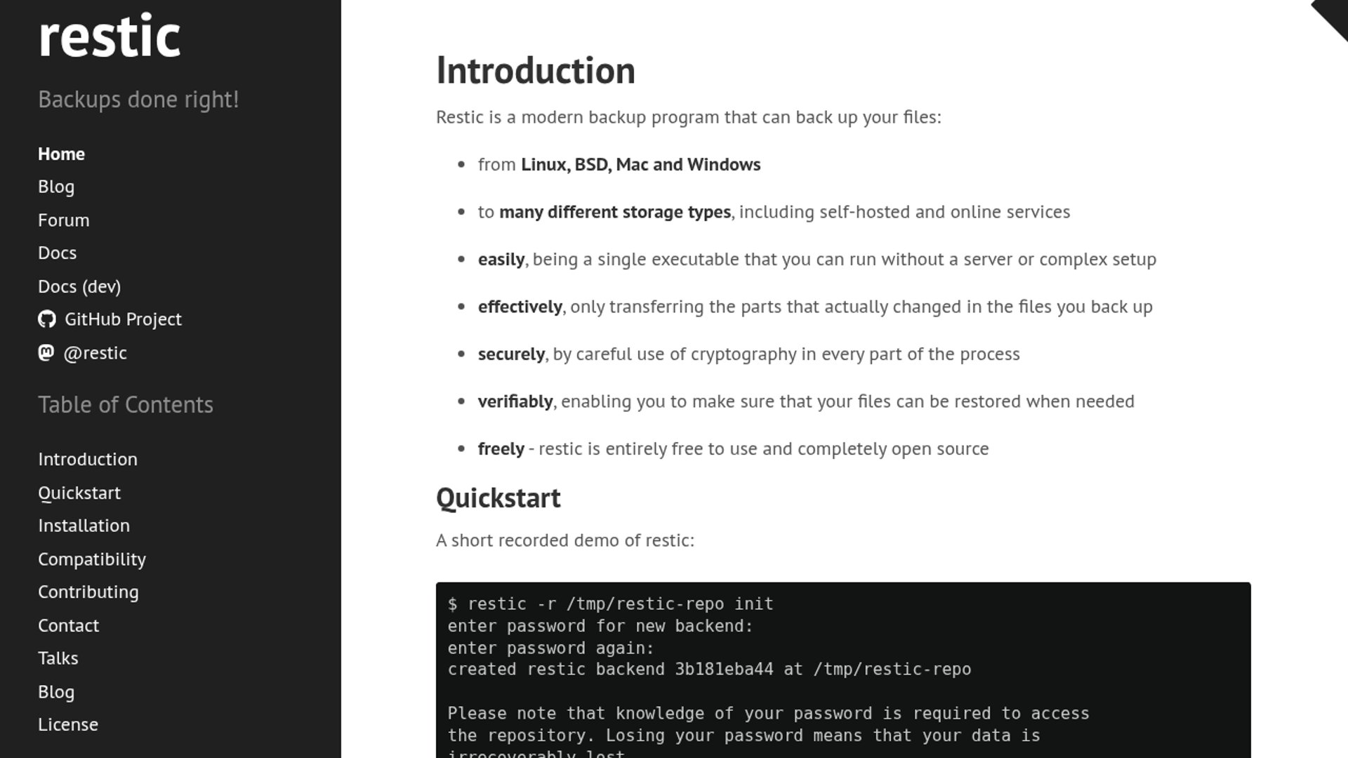 Restic 0.19.0 speeds up index loading