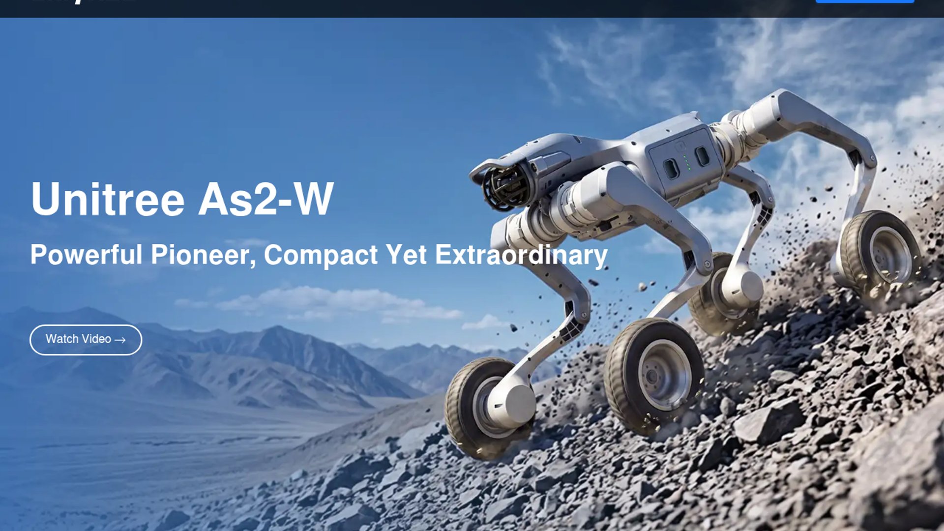 Unitree unveils AS2-W wheeled quadruped robot