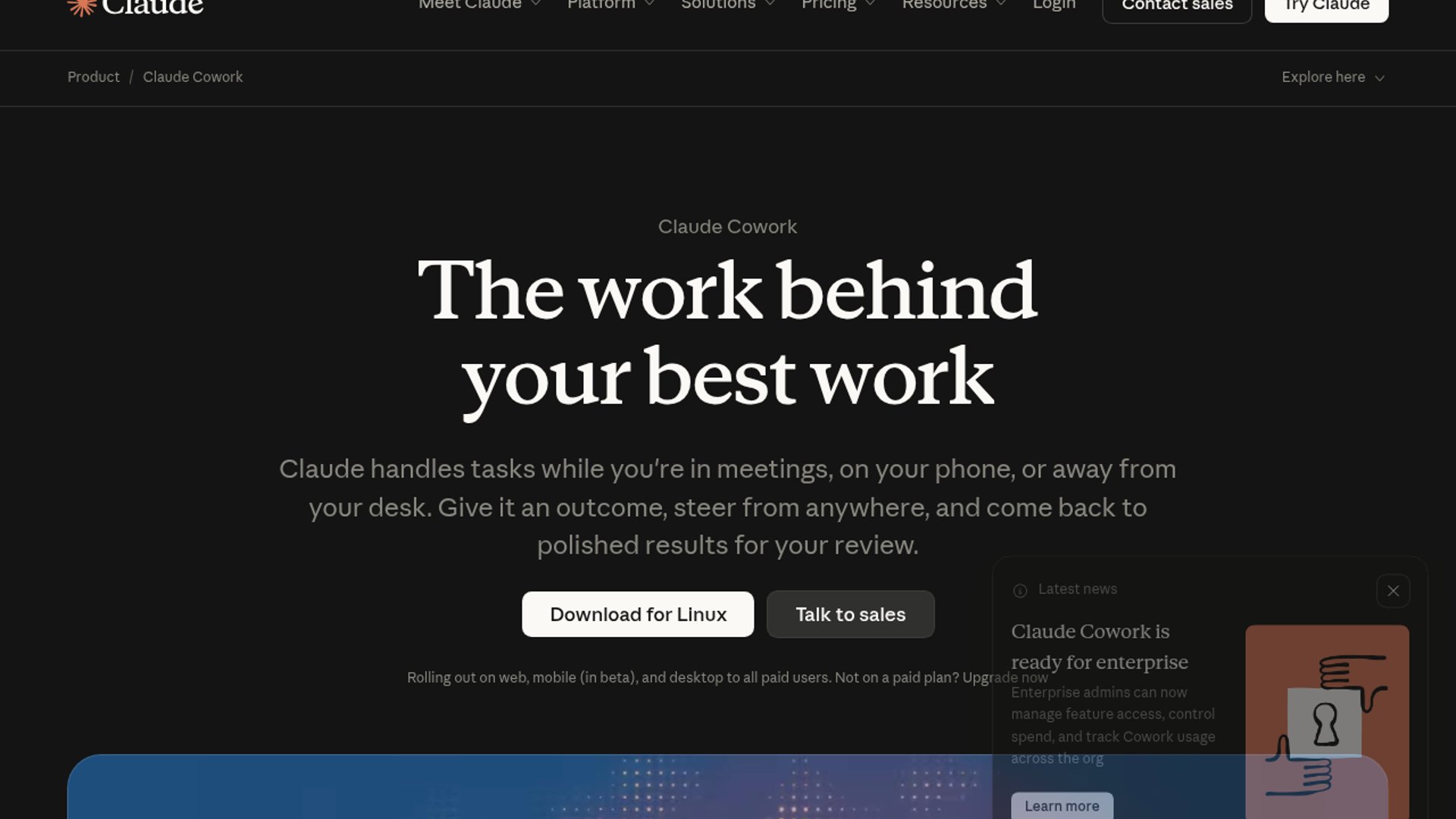 Claude Cowork expands to web and mobile