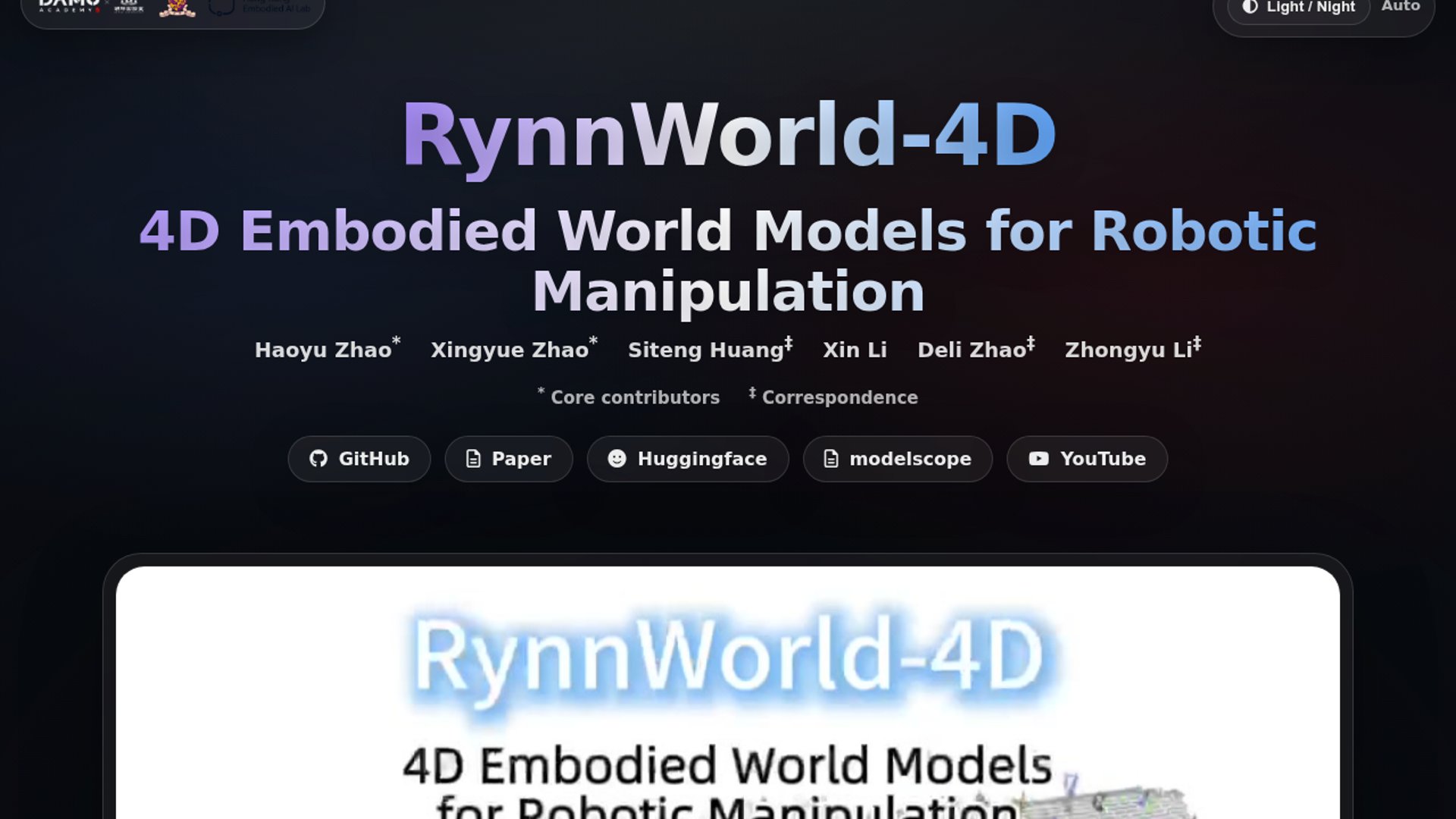 Alibaba debuts RynnWorld-4D world model
