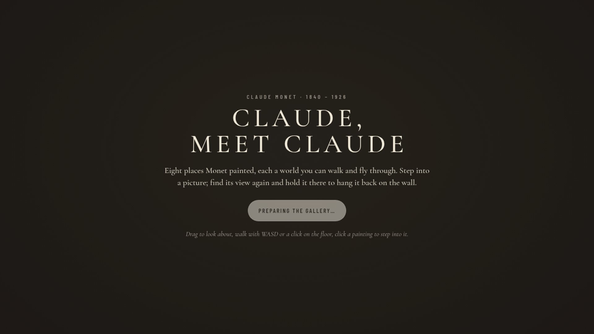 Claude, Meet Claude Turns Paintings Into Worlds