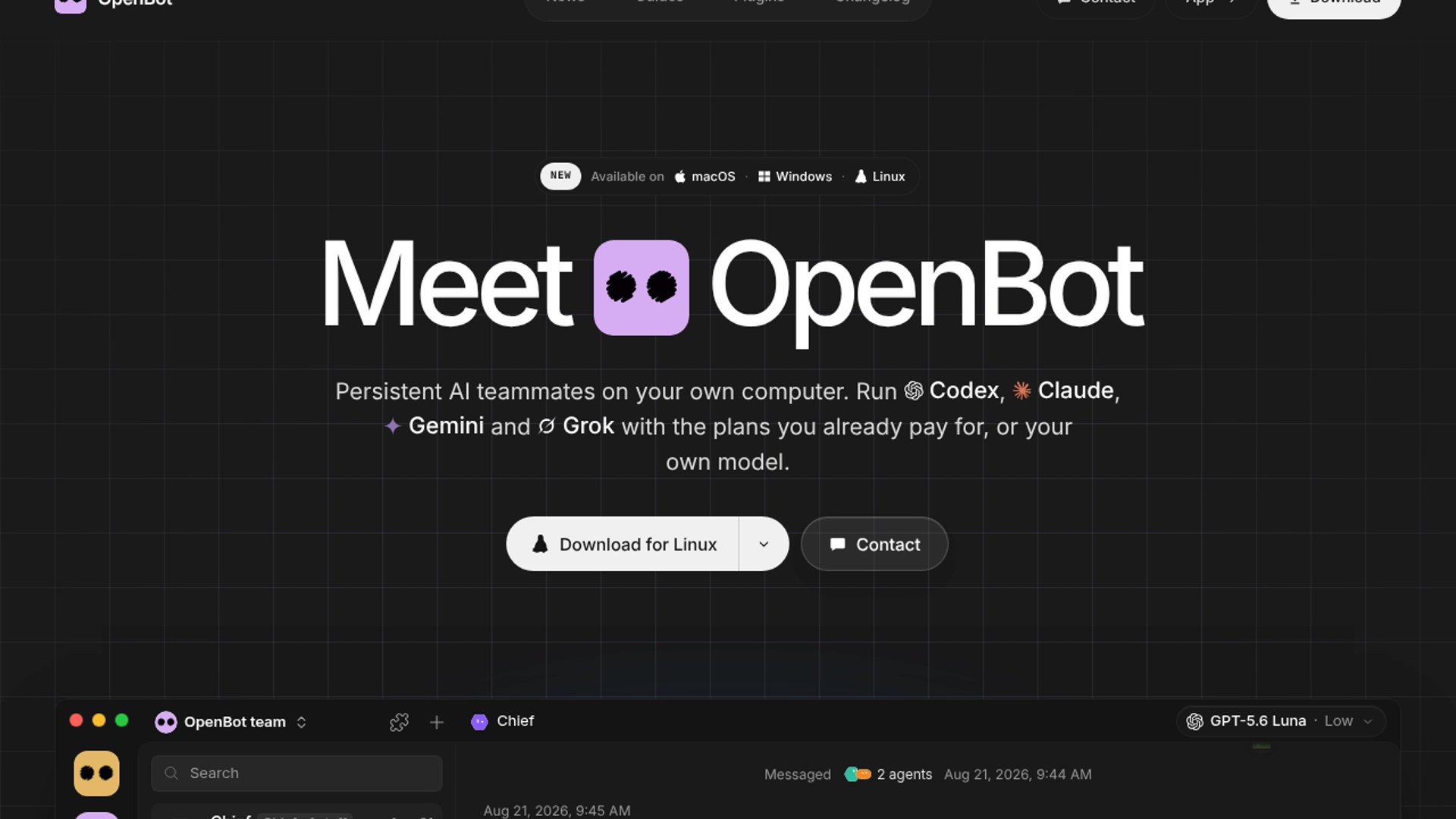 OpenBot 0.25.2 expands agent collaboration