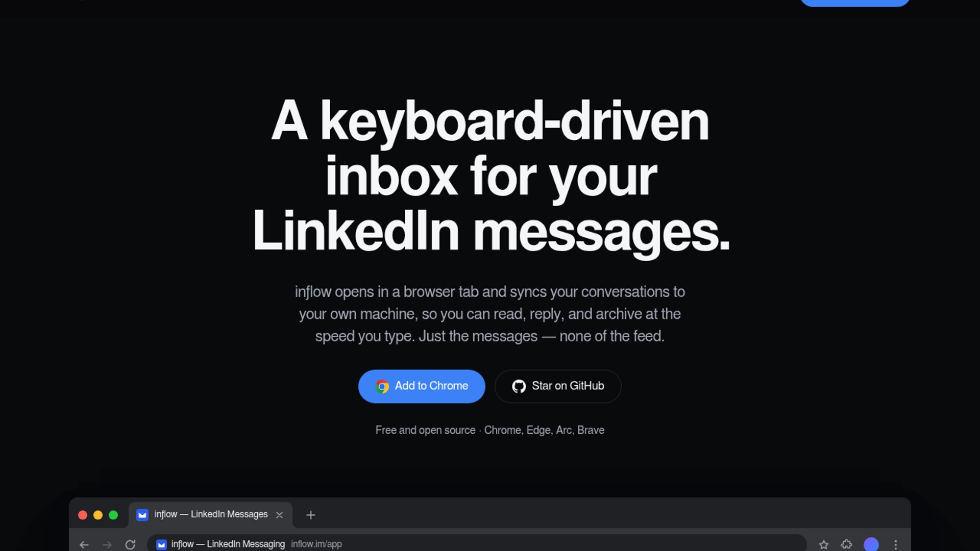 inƒlow v0.9.0 adds WebMCP to LinkedIn