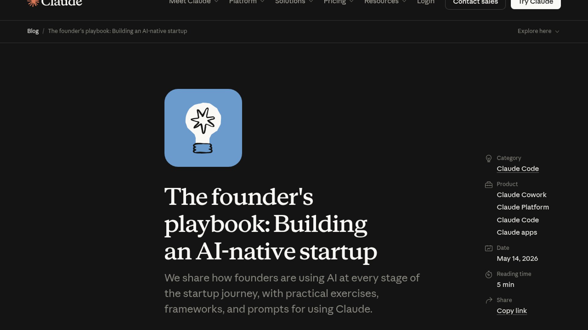 Anthropic drops 35-page guide for AI-native startups