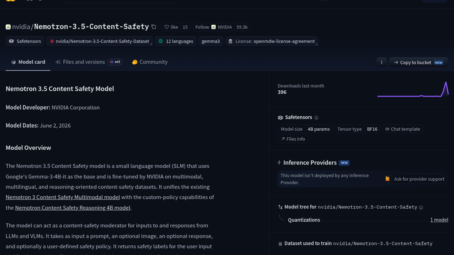 NVIDIA drops Nemotron 3.5 Content Safety