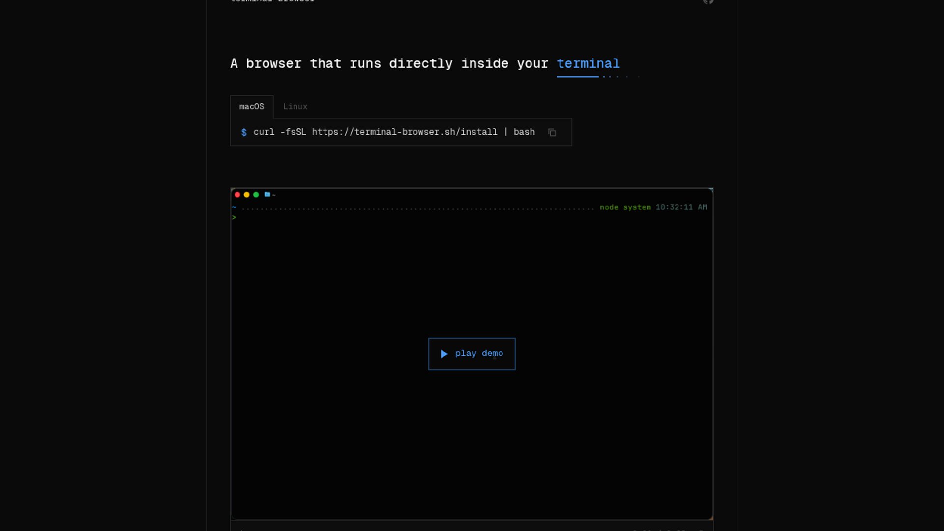 terminal-browser introduces Agent Recordings for video debugging