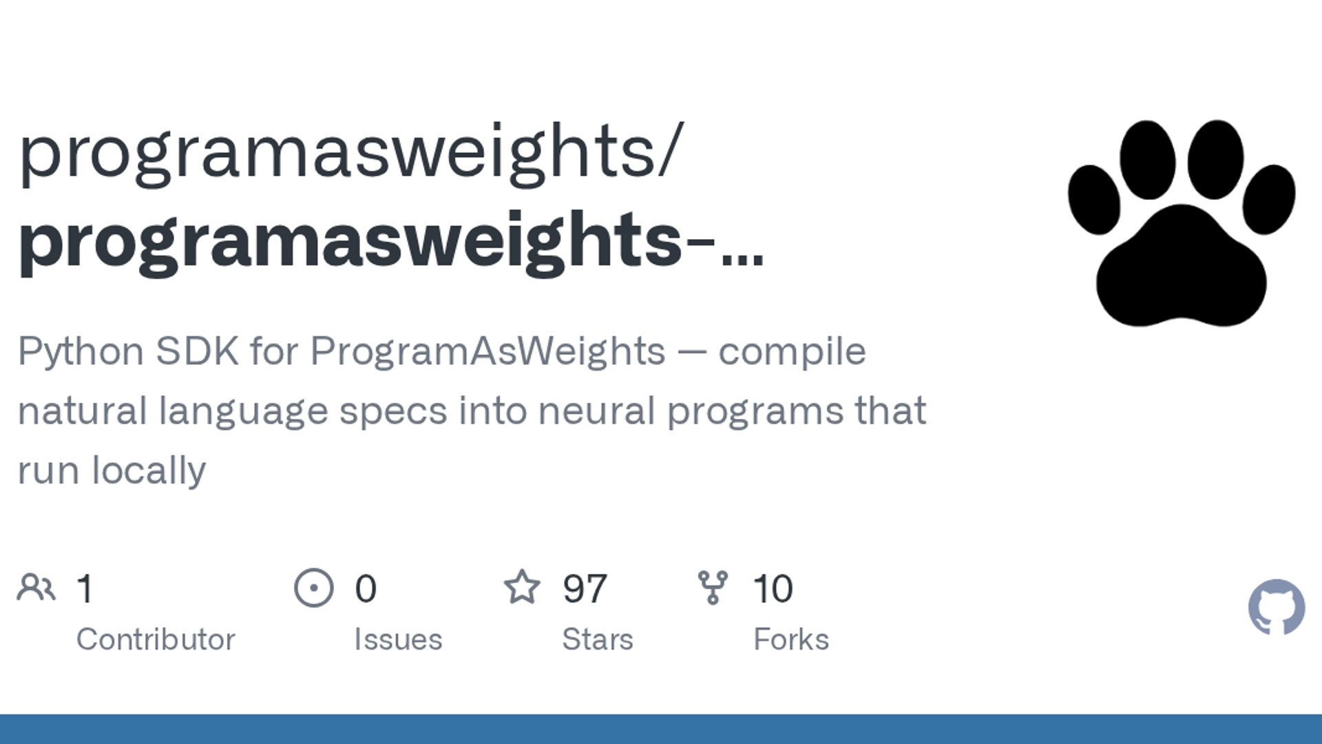 Program-as-Weights compiles specs to LoRA weights