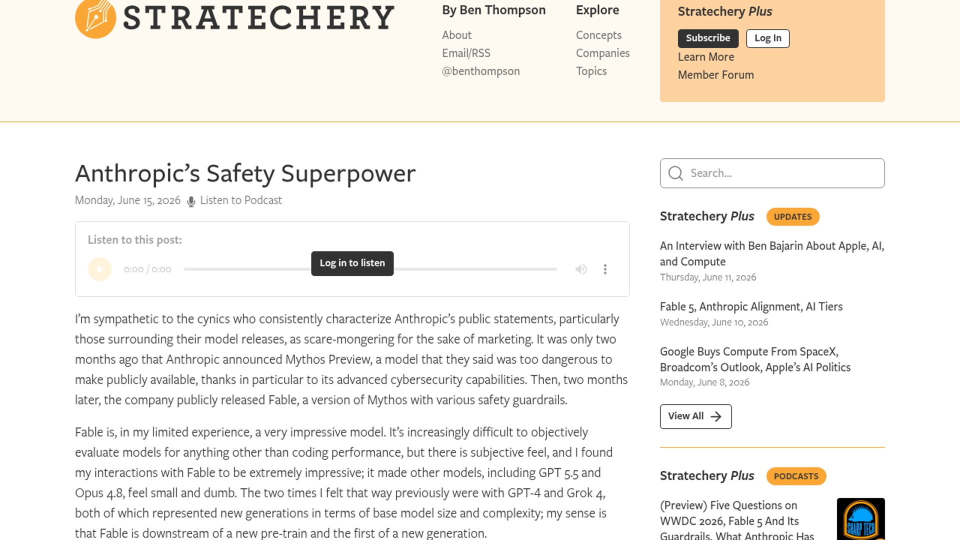 Anthropic has suspended all access to its Fable 5 and Mythos 5 models following a U.S. government export control directive citing national security and jailbreaking concerns.