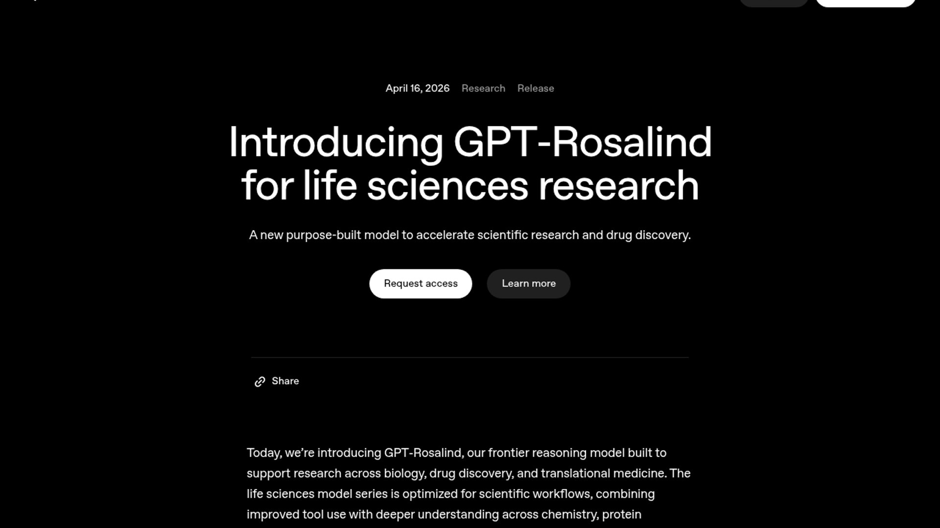 OpenAI adds GPT-5.5 agentic capabilities to GPT-Rosalind
