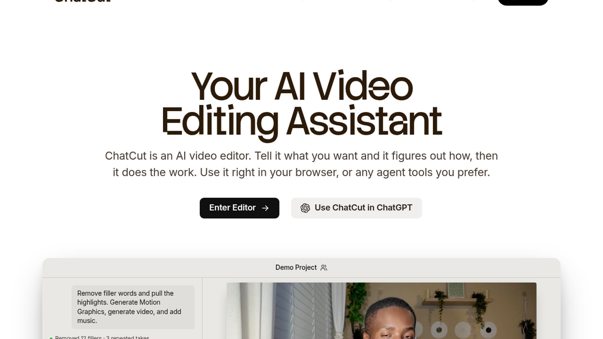 ChatCut brings AI video editing to ChatGPT