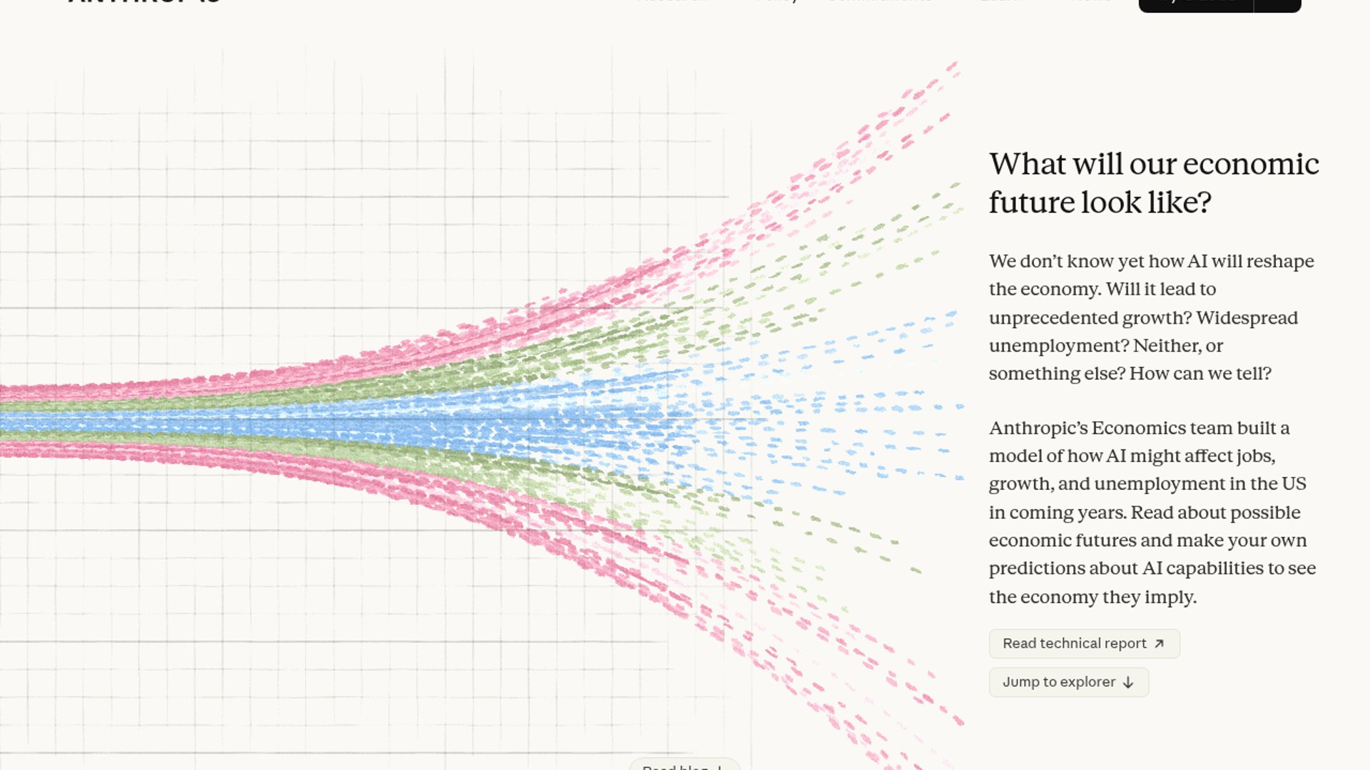 Anthropic launches Econ Scenario Explorer