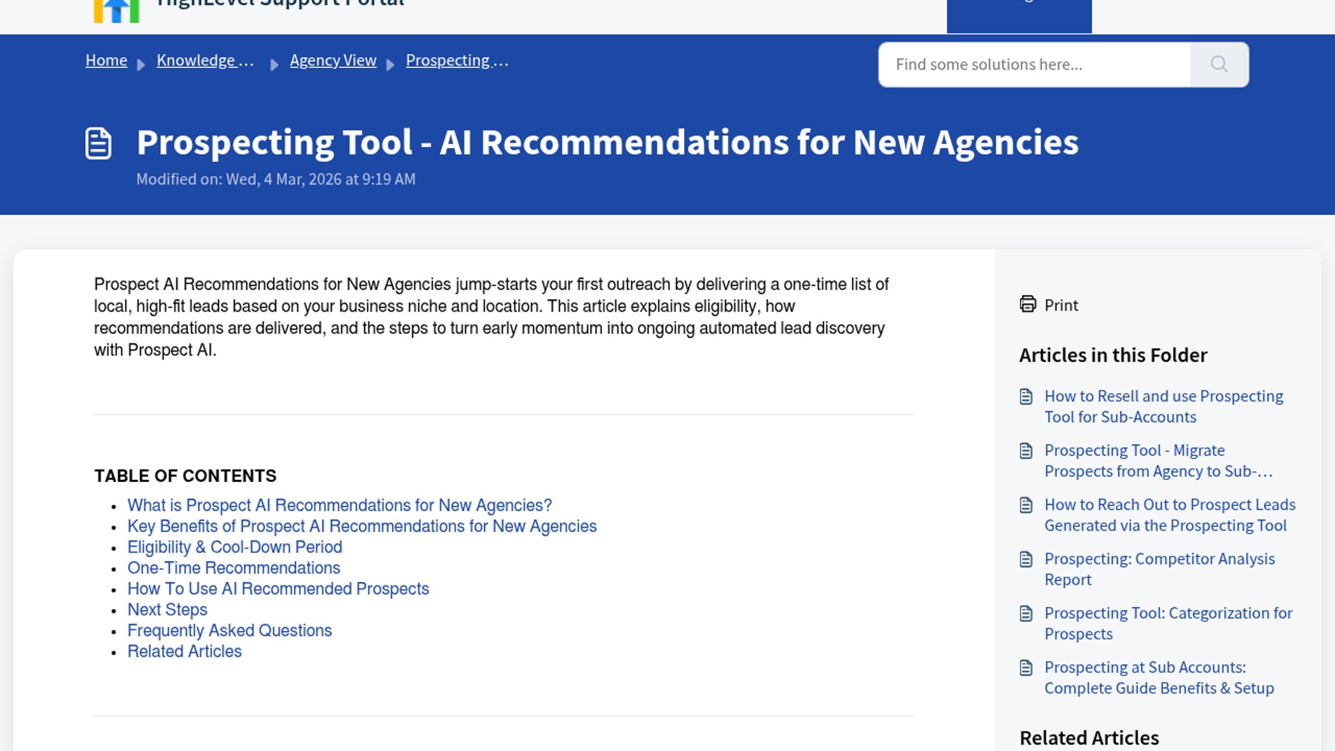 HighLevel's Prospect AI finds niche local leads