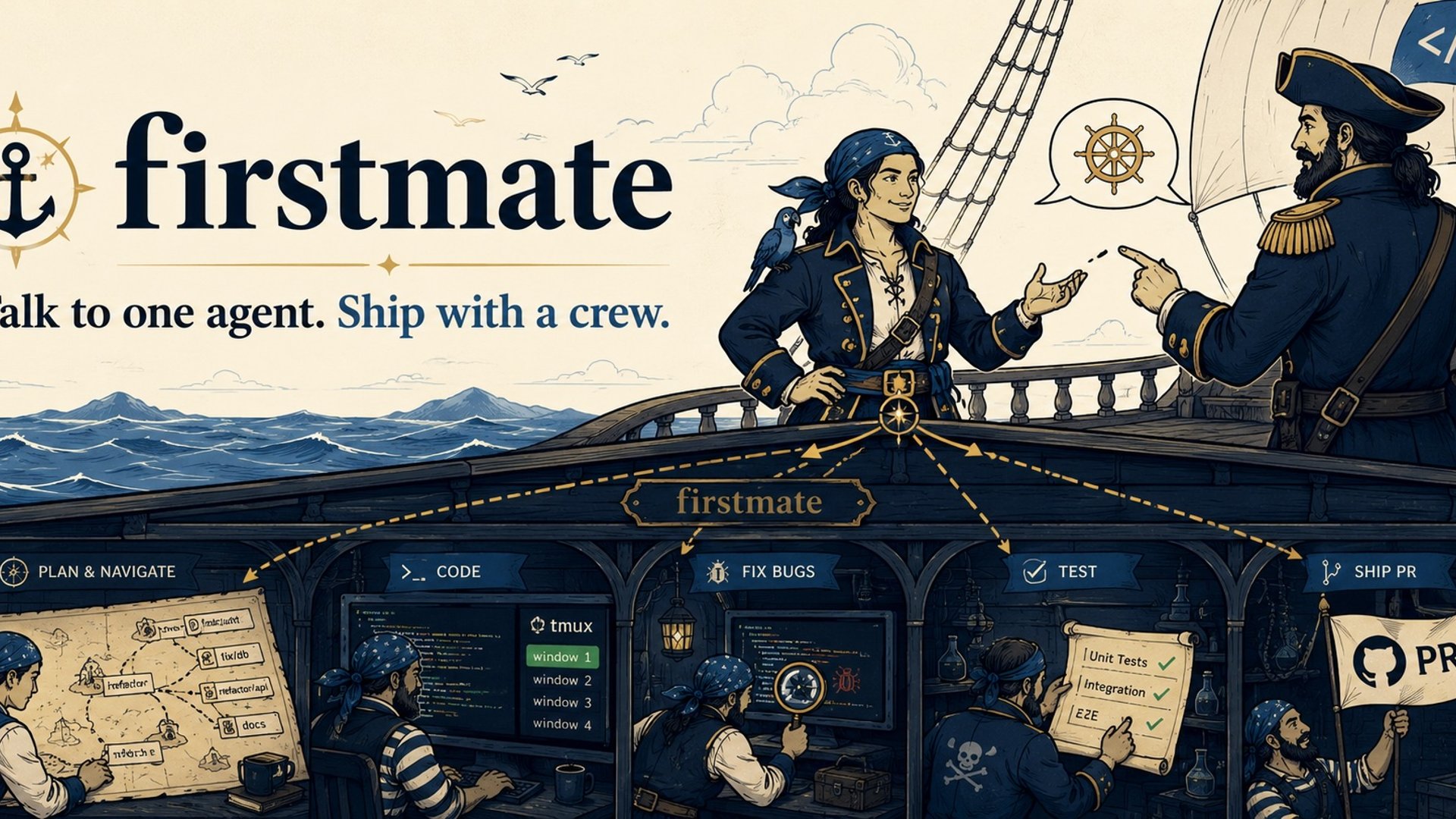 Kun Chen reveals Firstmate as central coordinator