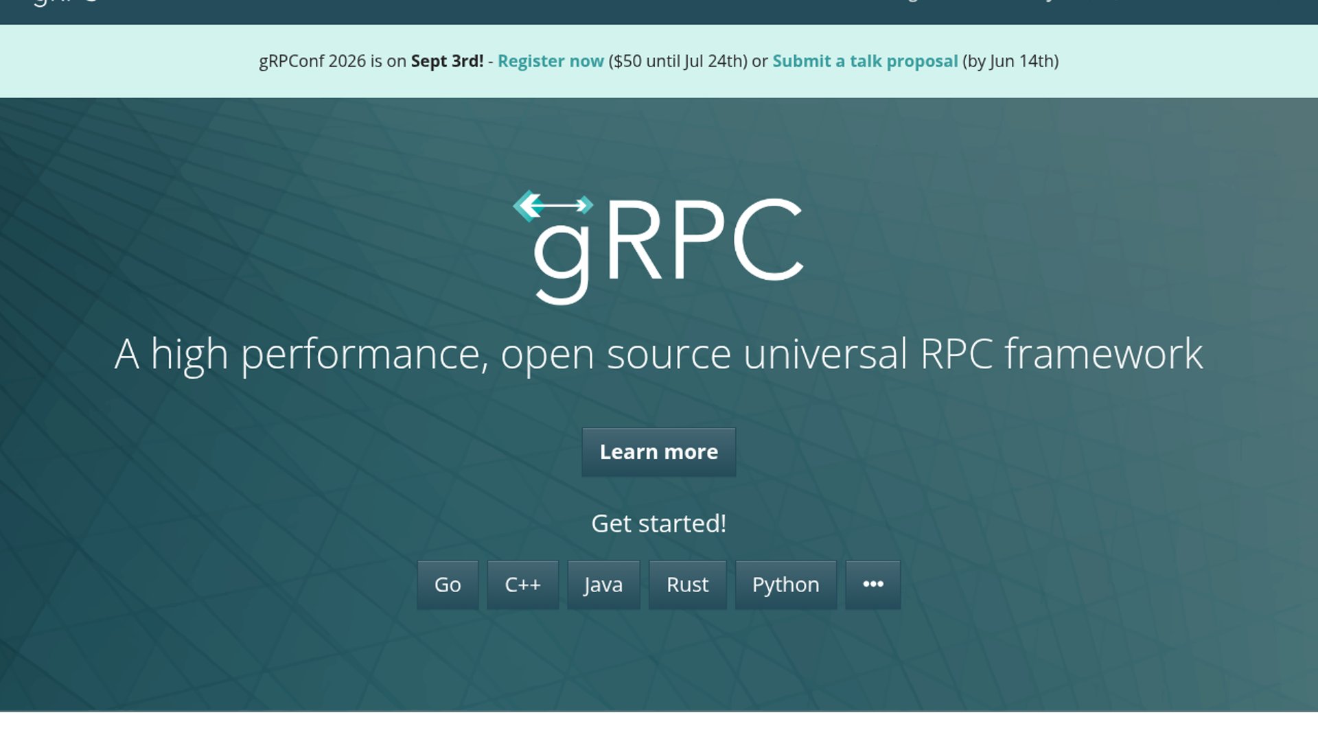 gRPC leads multi-language backend RPC systems