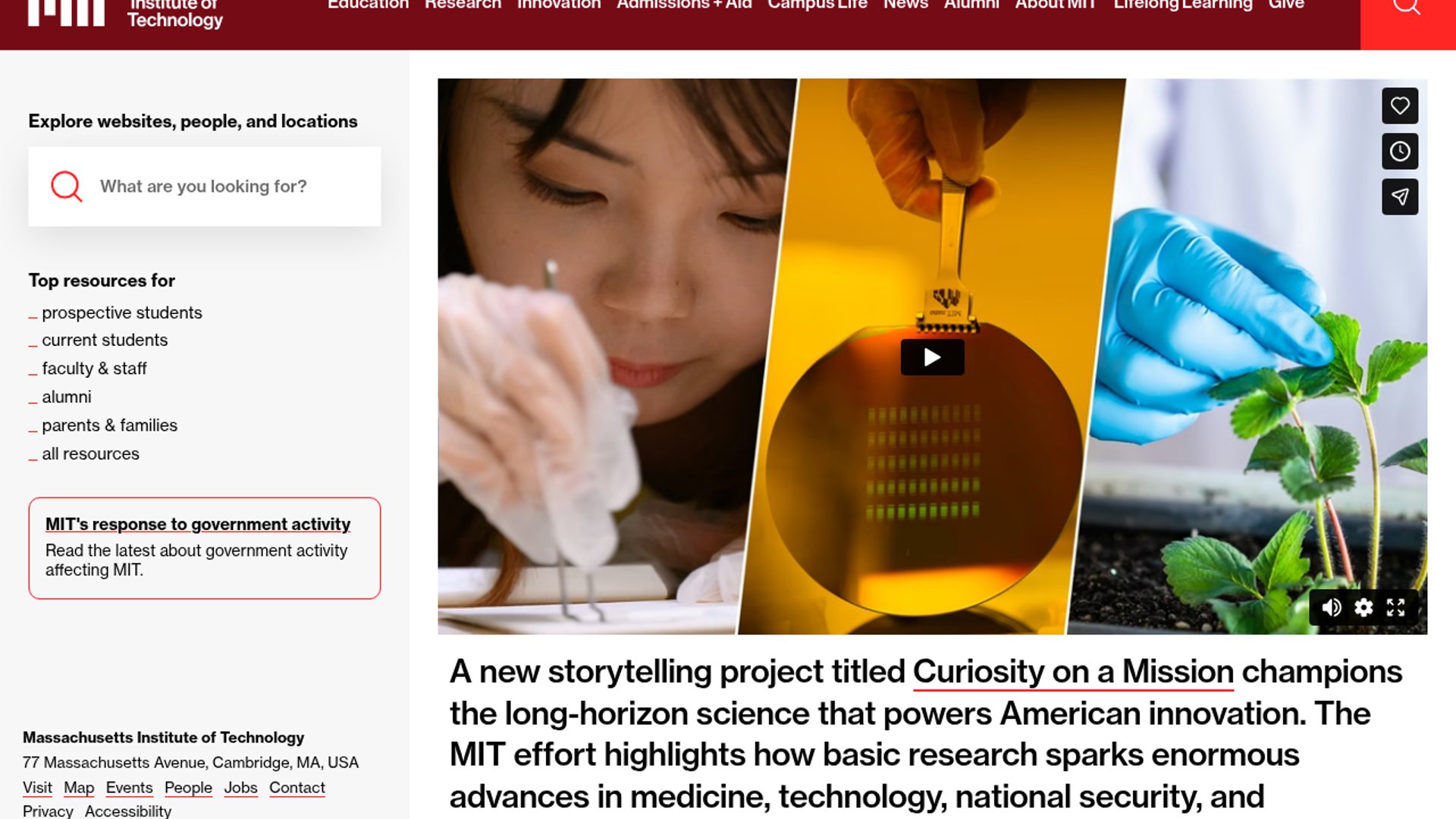 MIT graduate enrollment drops 20%
