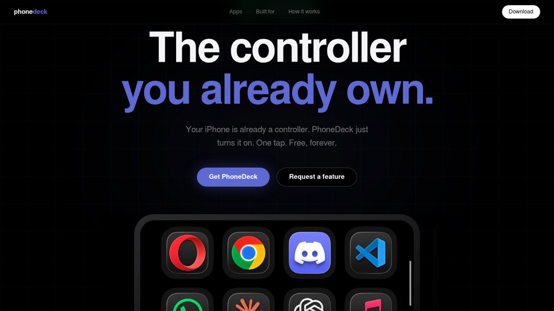 PhoneDeck turns iPhone into customizable Mac controller