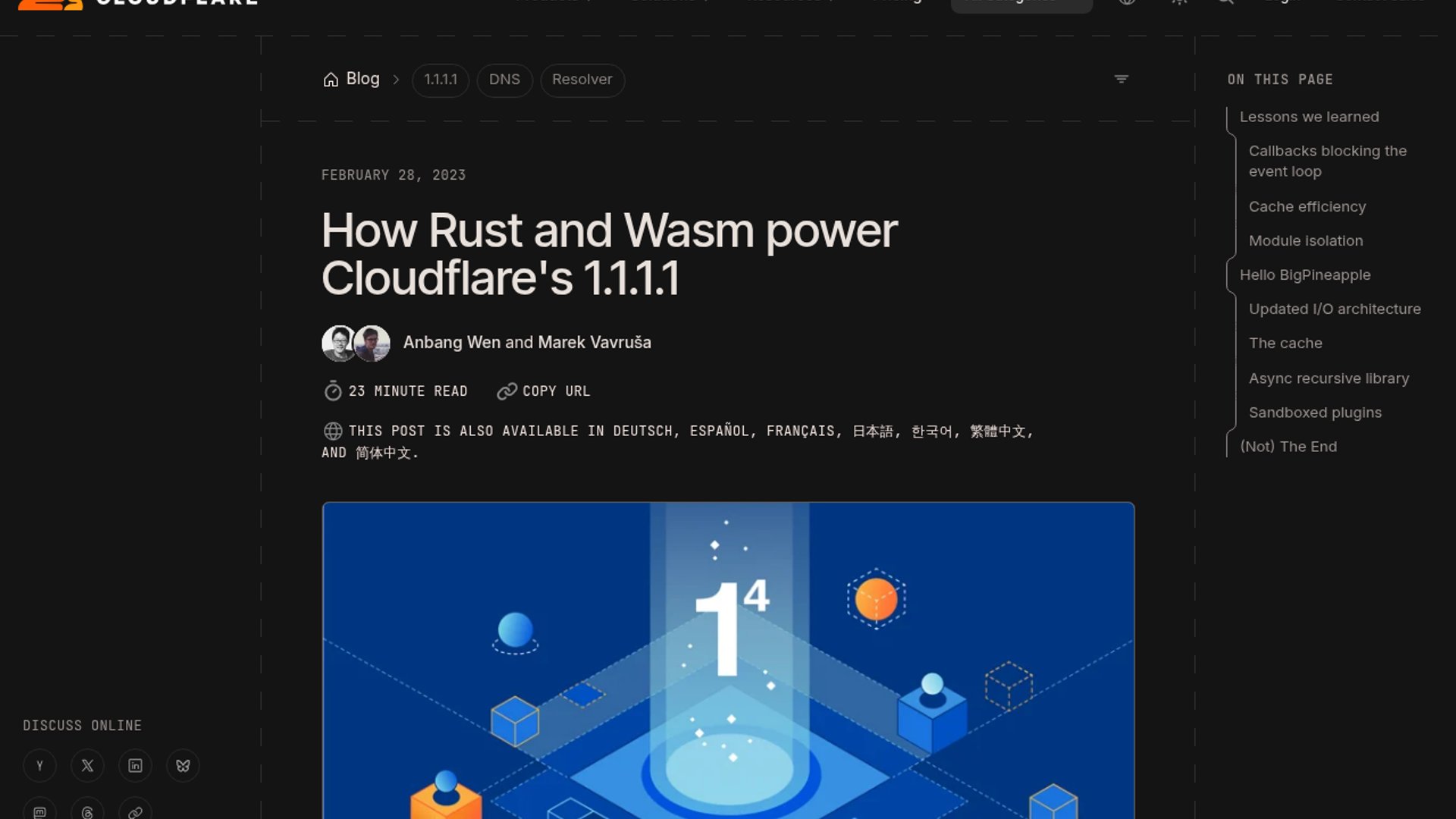 Cloudflare’s 1.1.1.1 Cache Frees 100TB