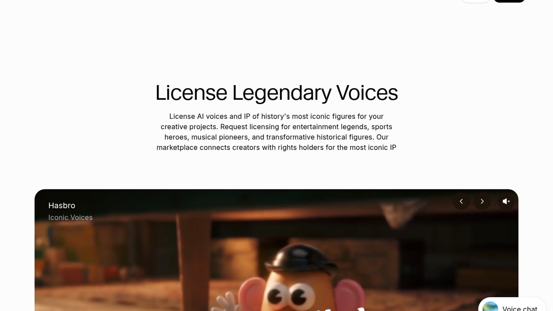 Hasbro character voices hit ElevenLabs Iconic Marketplace