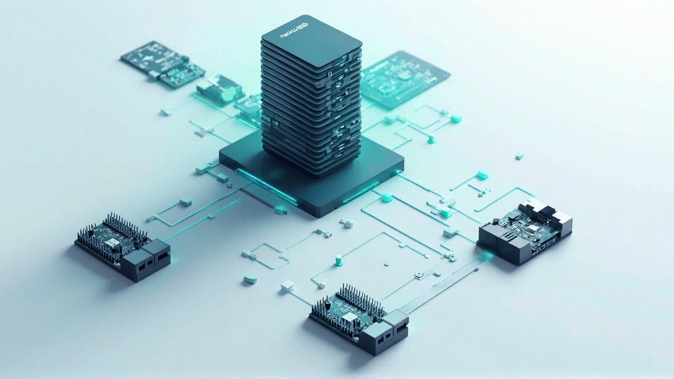 System Architecture Diagram - 4 systems interconnected