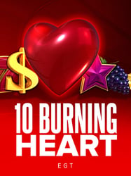 10 Burning Heart by EGT – play at Gamba
