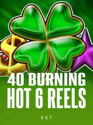 40 Burning Hot 6 Reels by EGT – play at Gamba