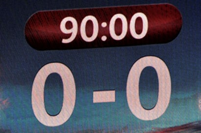 0-0 scoreboard