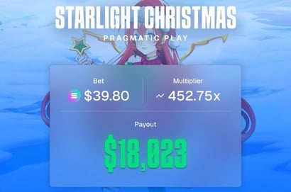 18K Starlight Christmas Win at Goated