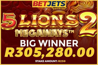 305K BetJets Slot Win