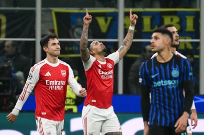 Arsenal Beat Inter Milan 3-1 to Firm as Favourites to Win the UEFA Champions League