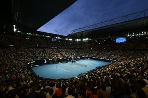 Australian Open melbourne view