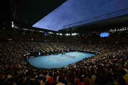 Australian Open melbourne view
