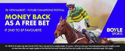 BOYLE Sports money back special Future Champions Festival