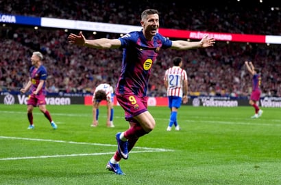 Barcelona's Robert Lewandowski