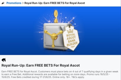 BoyleSports Royal Ascot Bank Builder 2025