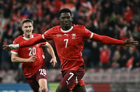 Breel Embolo switzerland celebrate