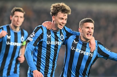 Club Brugge celebrate