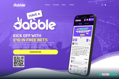 Dabble UK Welcome Offer Racing Insider