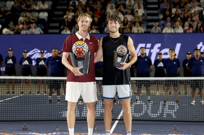 Denis Shapovalov (L) & Aleksandar Kovacevic