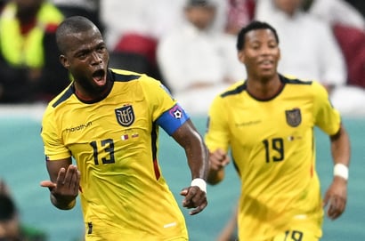 Ecuador Enner Valencia celebrate