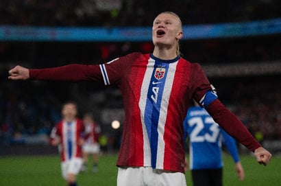 Erling Haaland norway celebrate