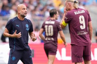  Erling Håland and Pep Guardiola 
