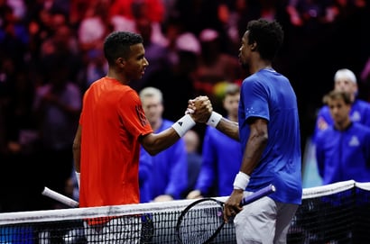 Gael Monfils Felix Auger Aliassime