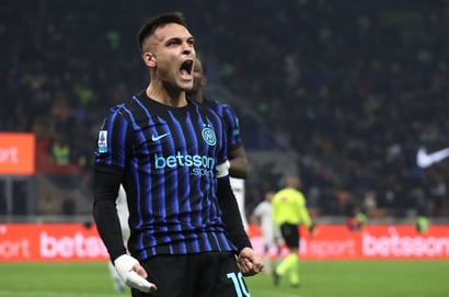 Inter Milan martinez celebrate