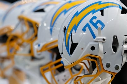 LA Chargers helmet