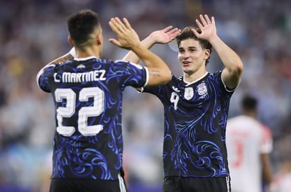 Lautaro Martinez and Julian Alvarez