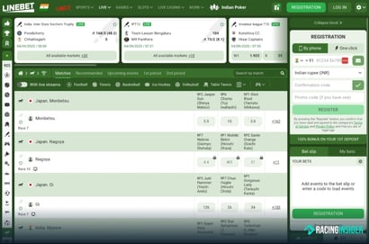 Linebet Homepage Racing Insider