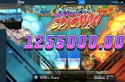 $1.3M Fist of Destruction win