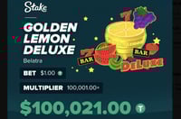 $100K Golden Lemon Deluxe big win