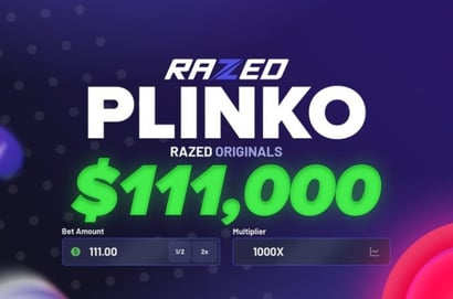 111K Razed Plinko Max Win