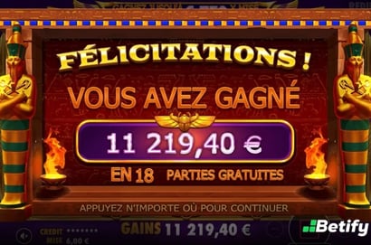 11K Betify Slot Win